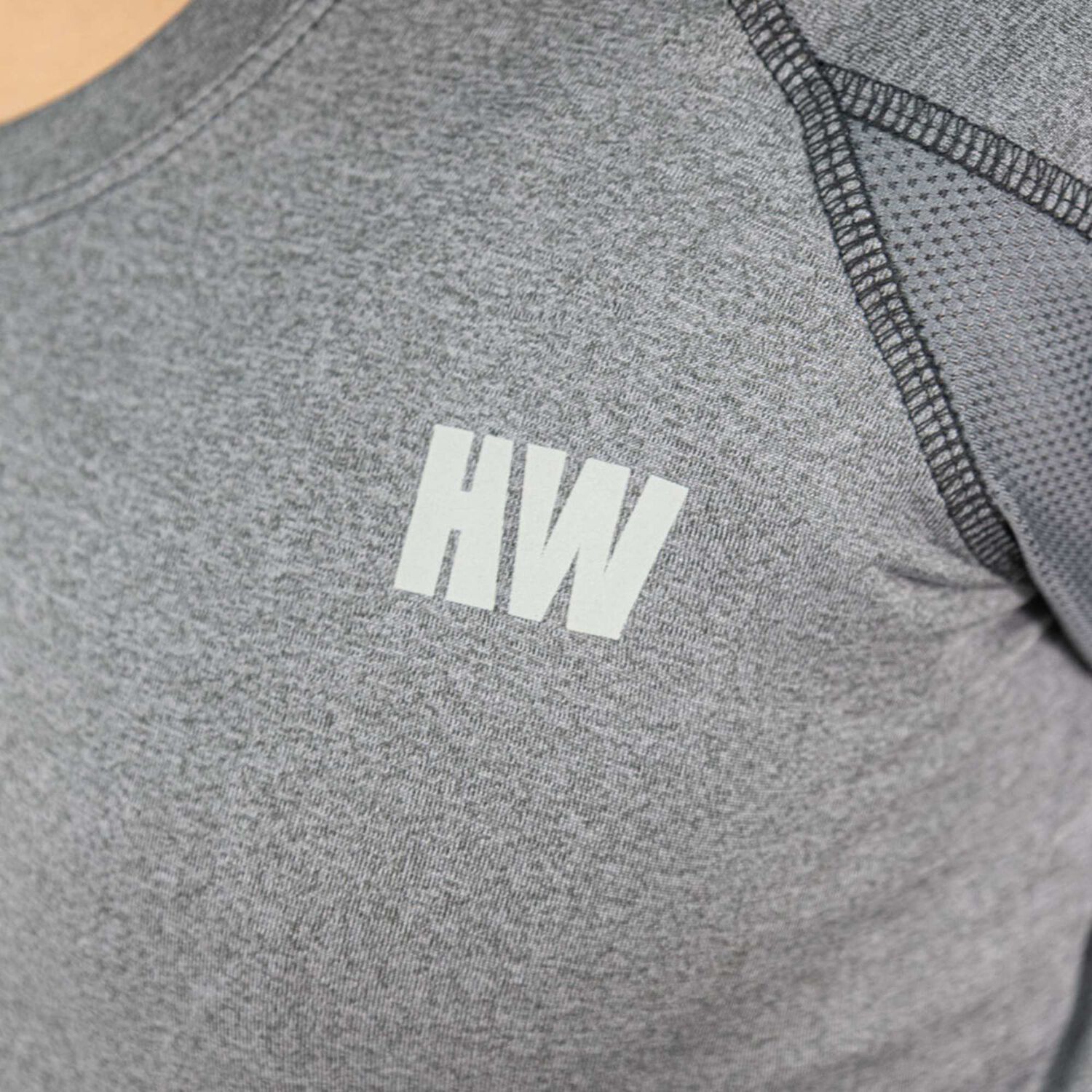 Polera Dry Fit Hw Spx Manga Corta Mujer Carbon Grey image number 5.0